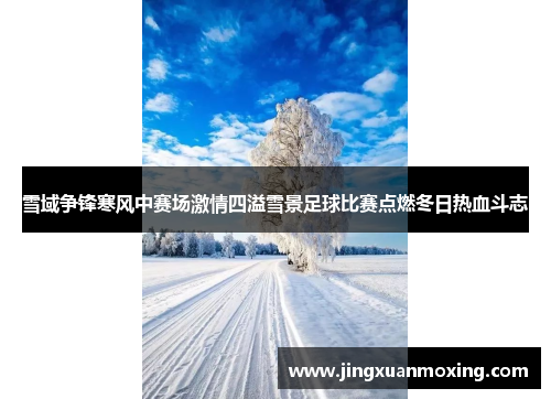 雪域争锋寒风中赛场激情四溢雪景足球比赛点燃冬日热血斗志